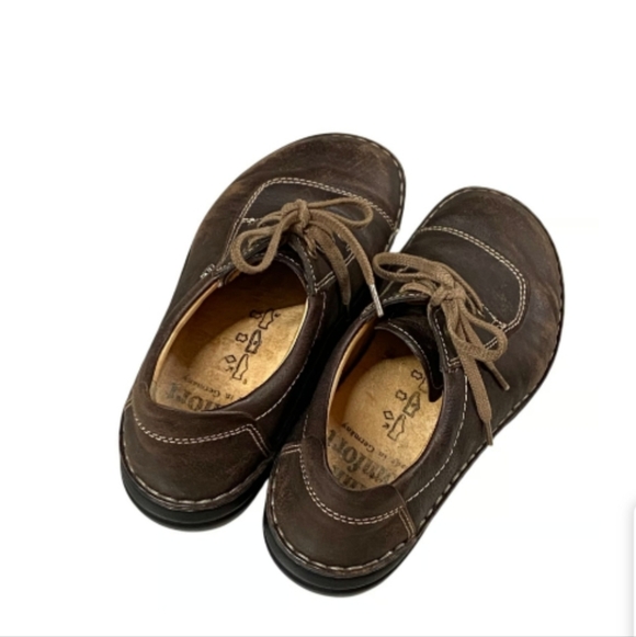 Finn Comfort Women's Dark Brown Oxfords - Picture 4 of 4
